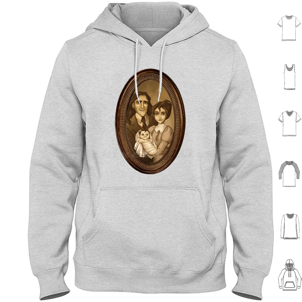 Jungle Family Portrait-2 Hoodie cotton Long Sleeve Tarzan