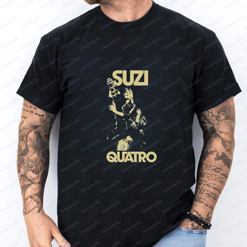 Men's T-shirts and Tank Tops. Suzi Quatro. Summer Short-sleeved Shirts Suitable for Both Men and Women. Comfortable T-shirts.