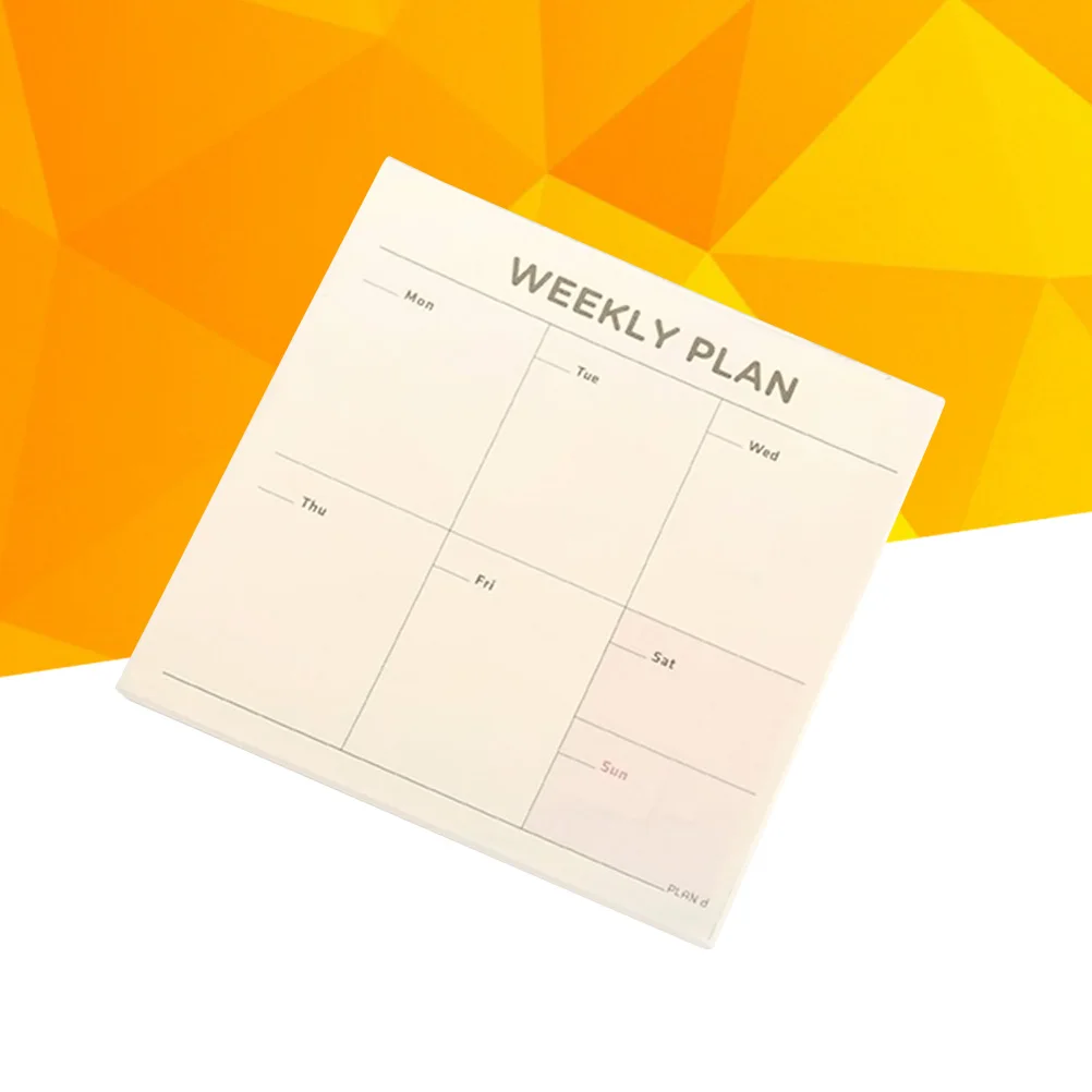 60-листовый блокнот с меморандом, тетради-планировщики без даты, офисный блокнот, бумага для гладкого письма, библиотека студенческого работника