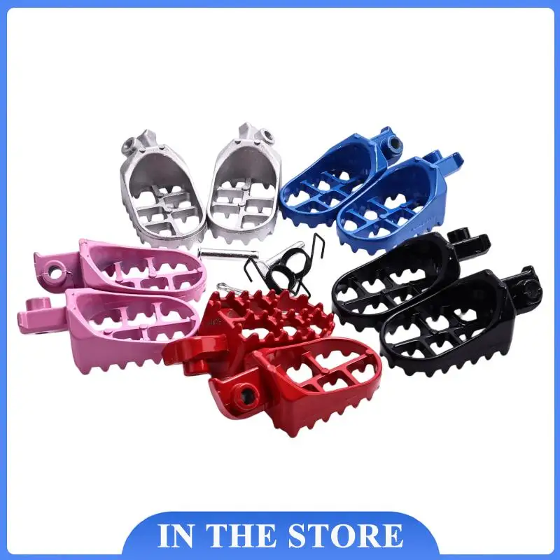Footrest Pedal Foot Pegs Dirt Bike For Yamaha TTR125 TTR225 TTR90 TTR110 PW50 1Pair（2pcs）