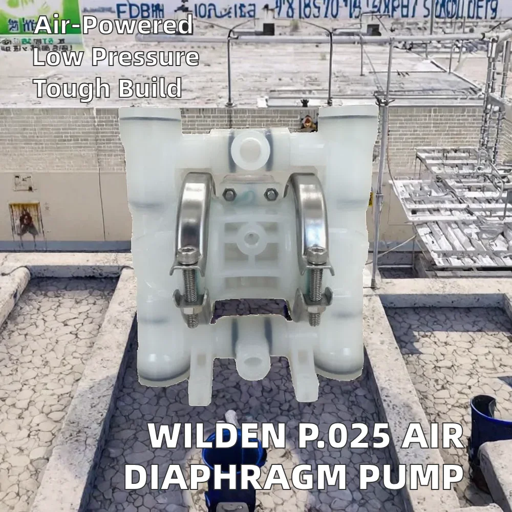 Wilden P.025/PPPPP/WFS/TF/PWF Air Operated Diaphragm Pump Low Pressure Pneumatic for Marine Machining Wastewater Treatment OEM