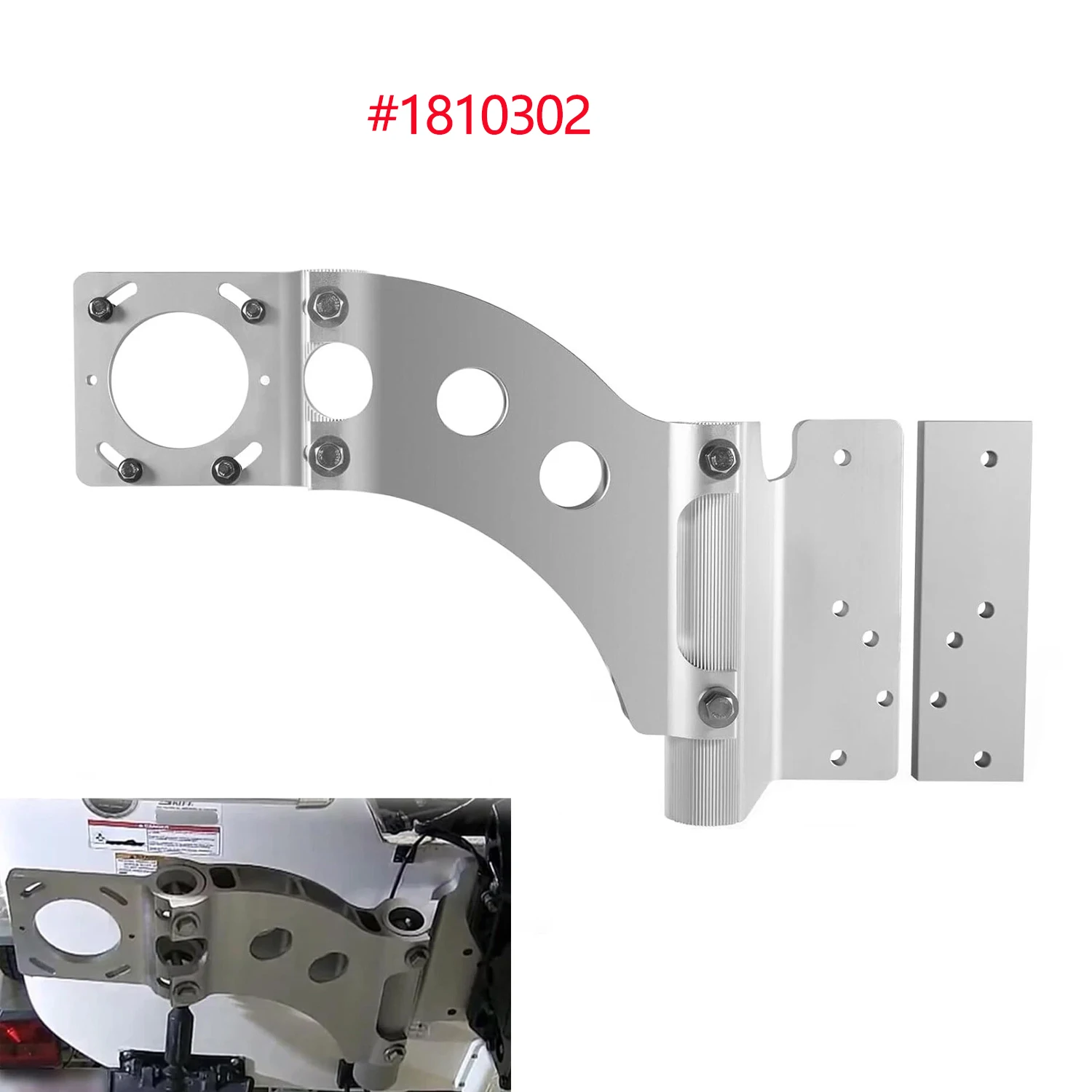 

1810302 Монтажный кронштейн адаптера Talon для сэндвича Сверхмощный кронштейн для крепления пластины Talon Jack Адаптер для анкера для мелководя для порта