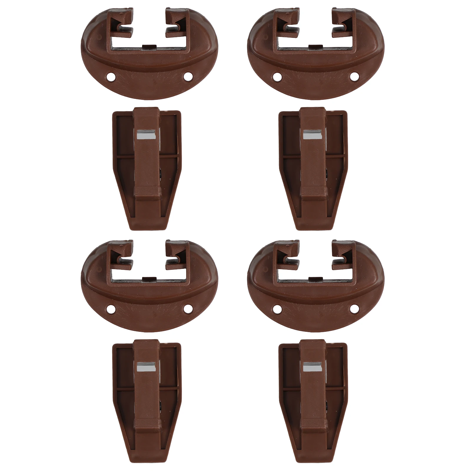 

4pcs Slide Repair Kit Plastic Glides Replacement Dresser Drawer Slides For Cabinet Furniture Hardware Long Lasting Noise