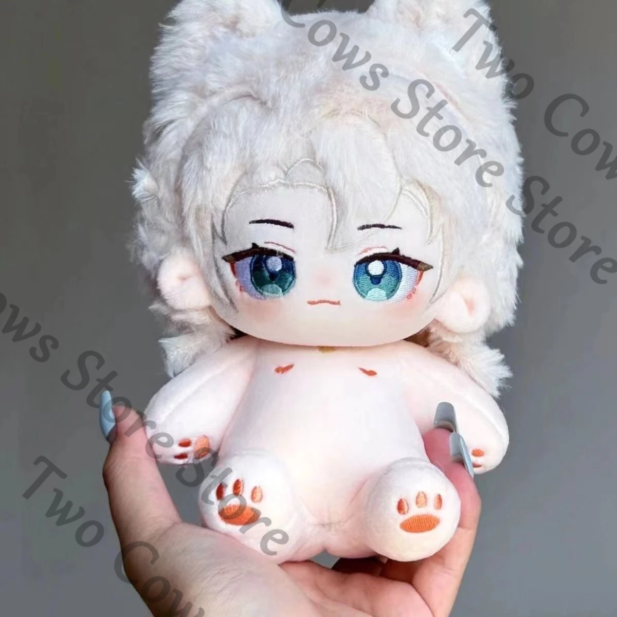 

Аниме Genshin Impact Albedo Косплей Peluche 20 см хлопковая кукла мультяшные куклы Maumet ушной хвост скелет игрушки подарок