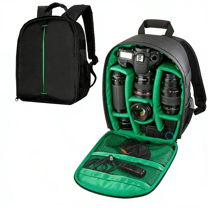 Mochila profesional impermeable para cámara Digital DSLR SLR, funda para fotografía y vídeo para Canon, Nikon, Sony, para mujeres y hombres, bolsas suaves para fotos