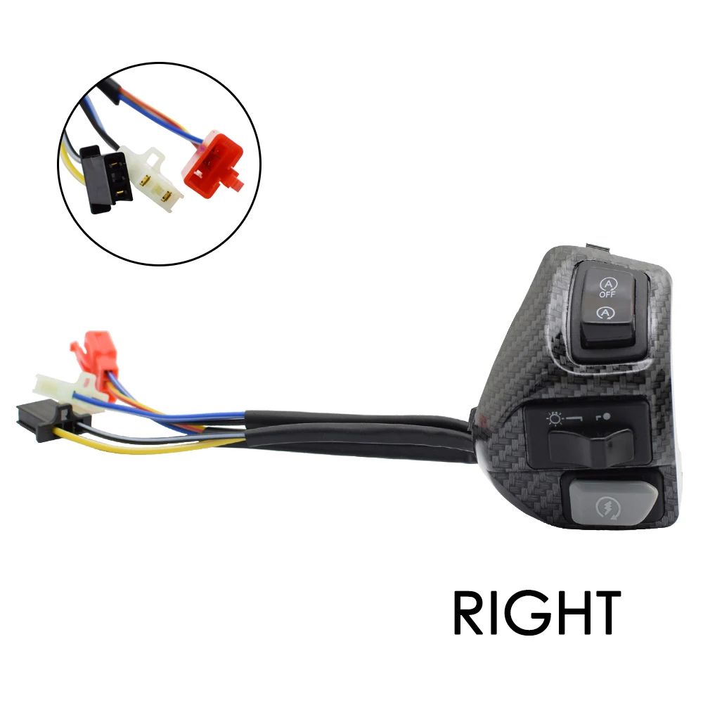 Motorcycle Handle Switches Motorbike Horn Button Turn Signal Start Handlebar Controller Switch For Yamaha NVX 155 125 AEROX 155