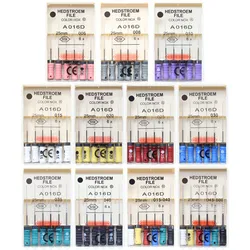 6pcs/Pack 21/25/31mm Dental HEDSTROEM FILE SSt Endo Root Canal H Files Hand Use Endodontic Dentistry Products Instruments Tools