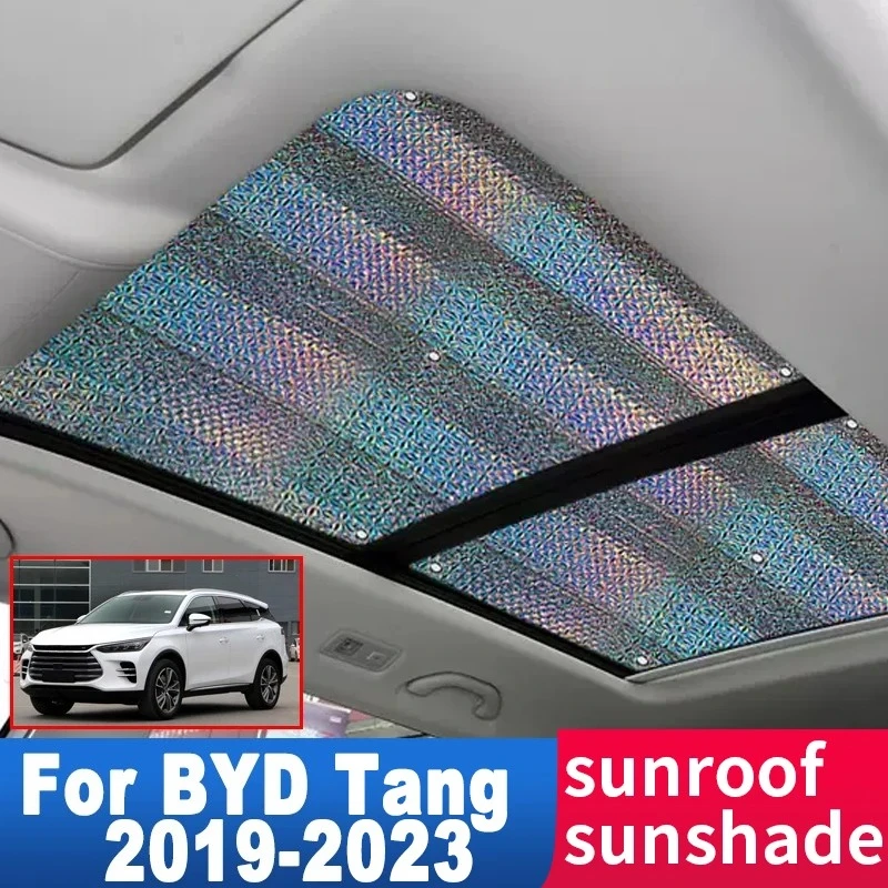 2x for BYD Tang II EV DM DMI 2023 2022 2021 2020 2019 Auto Sunroof Sunshade Roof Sunscreen Heat Insulation Cover Car Windscreen