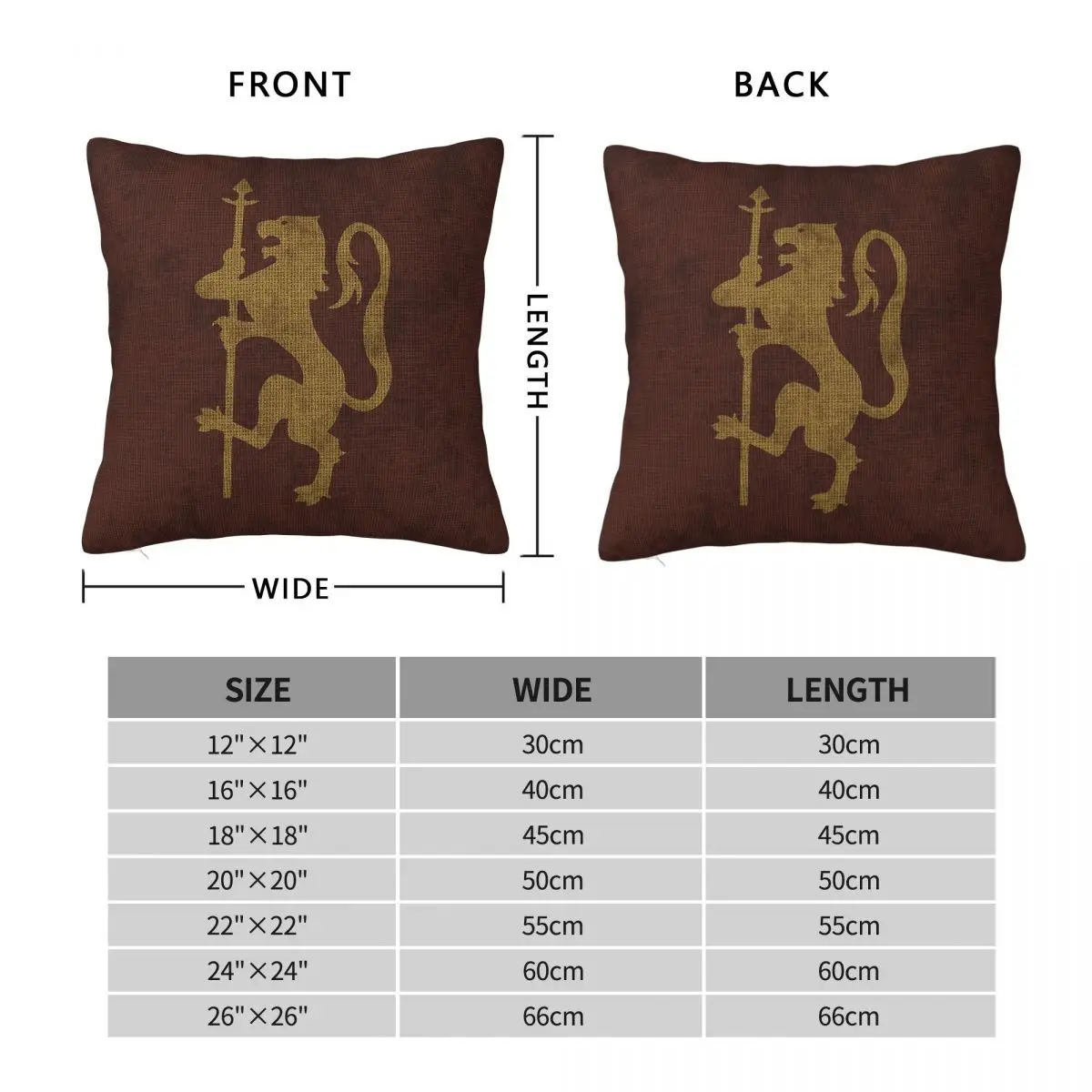 Mount & Blade Vlandia Square Pillowcase Polyester Linen Velvet Printed Zip Decor Pillow Case Sofa Seater Cushion Cover 18