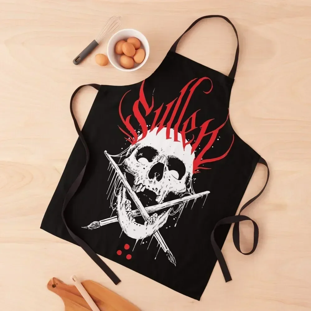 

Tattooist Art Sullen Apron Kitchen Things And For Home for home useful pieces New year's Customizable Apron