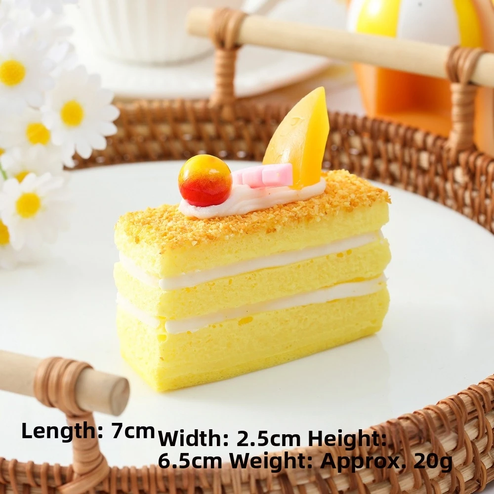 Neue Realistische Kuchen-Quetschspielzeuge aus PU mit Langsamer Rückfederung, Fidget-Spielzeug mit Realistischem Aussehen, Weiches Dessert-Knautschspielzeug zum Verschenken – Detail 5