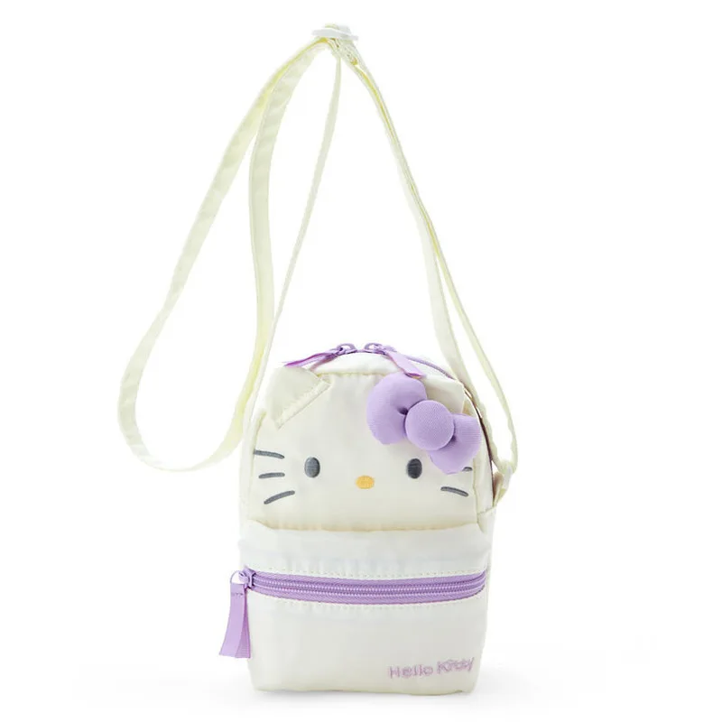 Sanrio Kawaii mała torebka japońska śliczna dziewczęca torba typu Crossbody na ramię Kuromi torba na telefon komórkowy na ramię tornister