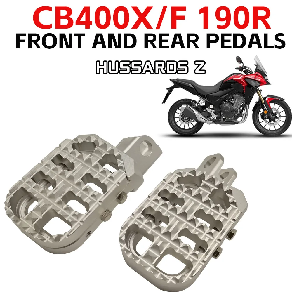 For Honda CB400F CB190R CBF190TR CB400X CB500X CMX500 Footrest Motorcycle Billet Wide Foot Pegs Pedals Rest Footpegs Accessories