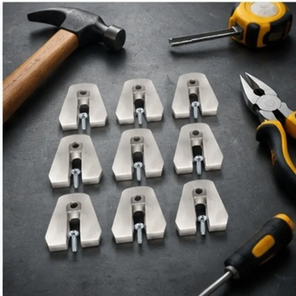 8Pcs Premium Steel Belt Clip Hook Replacement for Drill Driver Hammer Compact Tool Waist Buckle Power Tool Hook