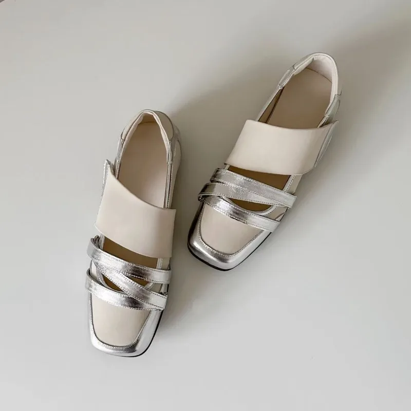 

New Women's Mary Jane Shoes Fashion Soft Leather Casual Shoes for Woman Exquisite Ballet Flat Shoe Designer Shoes Zapatos Mujer