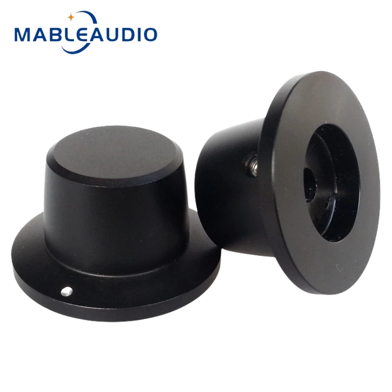 1PCS 38X22X25mm Alle Aluminium Legierung Solide Knopf Potentiometer Volumen HIFI Audio Verstärker CD Ton Zylinder glatte Knopf – Detail 2