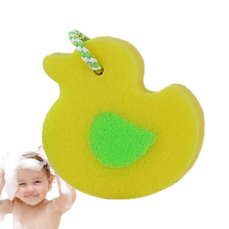 Body Wash Sponge Animal Shape Body Scrubber Bathing Sponge Cartoon Scrubber For Women Men Kids Body Cleansing Supplies