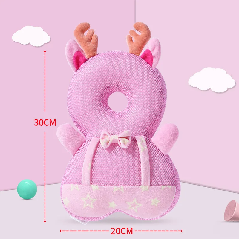 Baby Pillow Newborn Head Protection Safety Pad Fall Prevention Back Cushion Cartoon Baby Fall Prevention Baby Safety Care