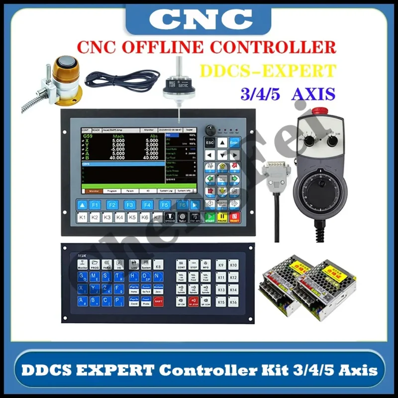 Zaxis 3D Probe Of V2 DDCS EXPERT M350 3axis4axis5axis CNC Offline Controller Supports Closed-Loop Stepper ATC Replacing DDCSV3.1