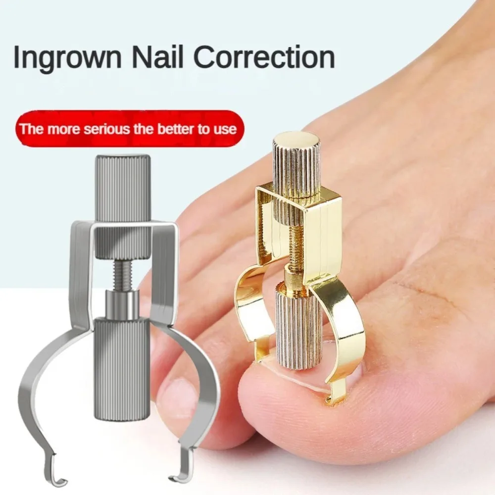 

Portable Stainless Steel Toenail Corrector Foot Health Care Tool Ingrown Toenail Lifter Ingrown Paronychia Painless Use