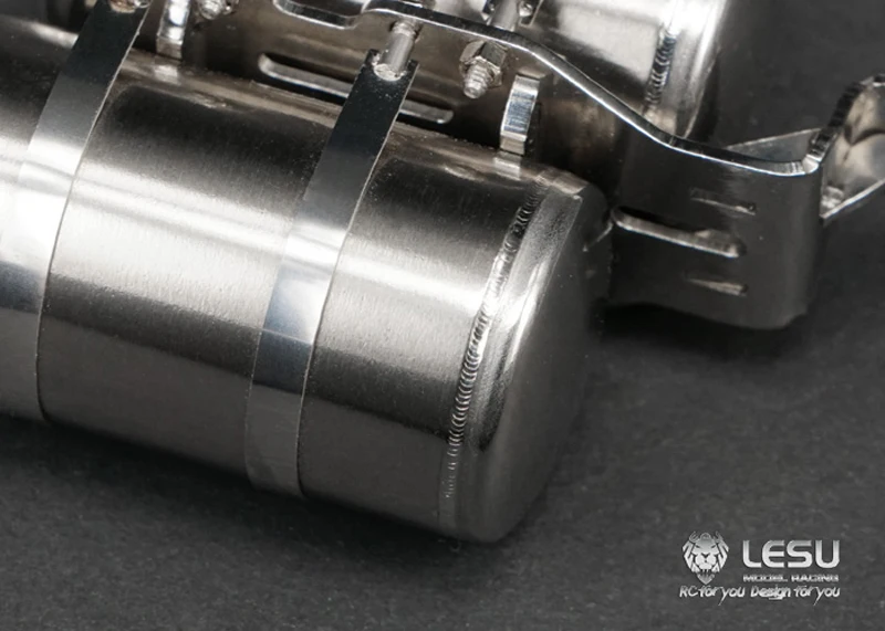 LESU 1/14 메탈 에어 탱크 RC DIY 타미야 3348 트럭 덤퍼 모델 자동차 부품 원격 제어 건설 차량 업그레이드 부품