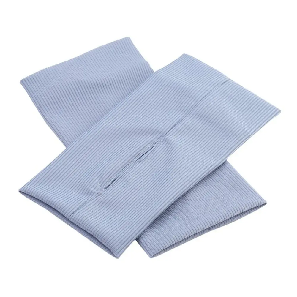 1 paire de gants demi-doigts de protection solaire élastiques douces, en soie glacée, antidérapants, Anti-UV, respirants, sans doigts, pour l'été et l'extérieur