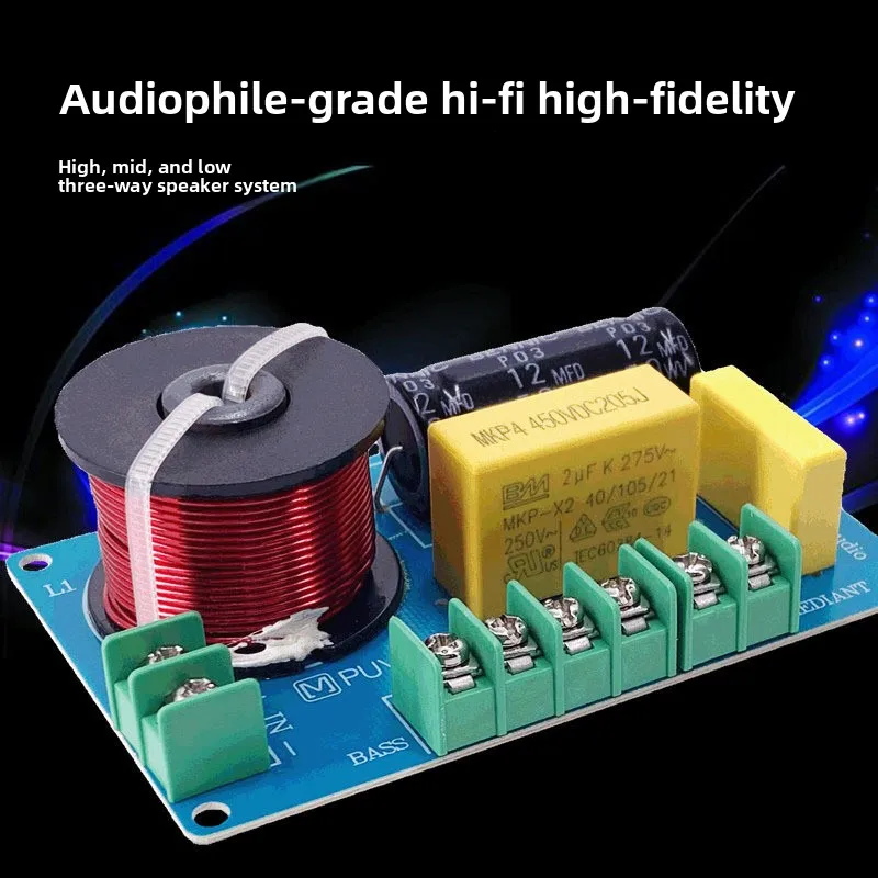 MW Audio 10 Stück 3-Wege-HiFi-Lautsprecher-Frequenzweiche, Frequenzteiler für Regal- und Square-Dance-Audio – Detail 2