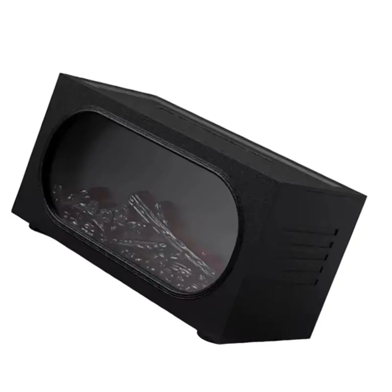 YCOC-Fine& Large Mist Output, Ambient Light With Flame Effect Waterless Power-Off Protection Fireplace Diffuser Aroma