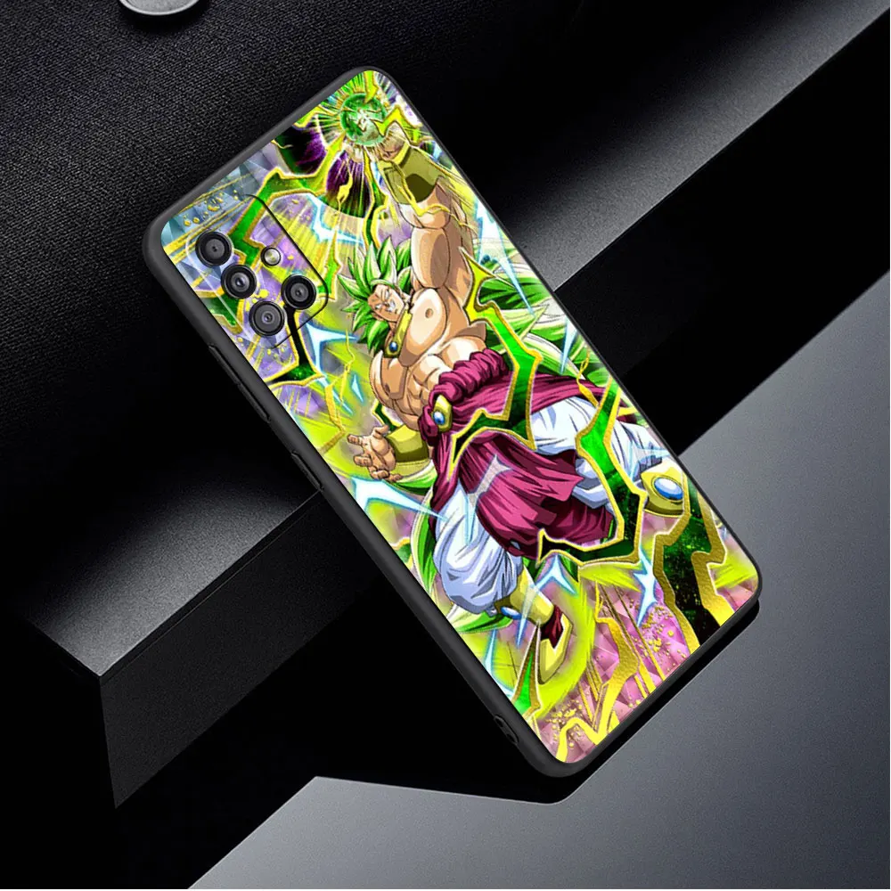 Phone Case For Samsung Galaxy A52 A32 A12 A21s A71 A53 A51 A31 A13 A23 A22 A72 A41 Fundas Back Cover Saiyan Brolis Anime