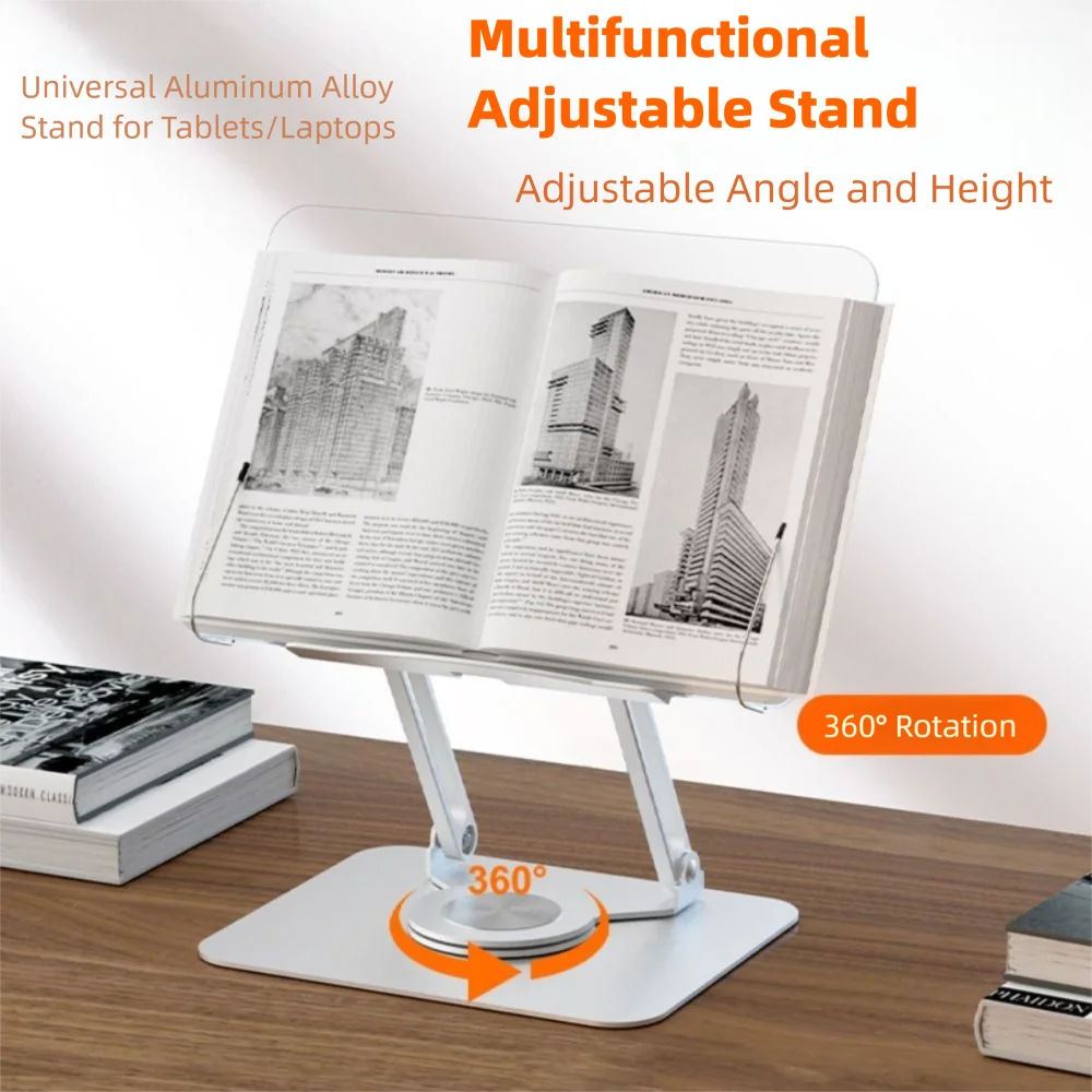 New 360 ° Rotation Laptop Holder Foldable Non-slip Desktop Notebook Stand Easy To Dissipate Heat Portable Tablet Support Home