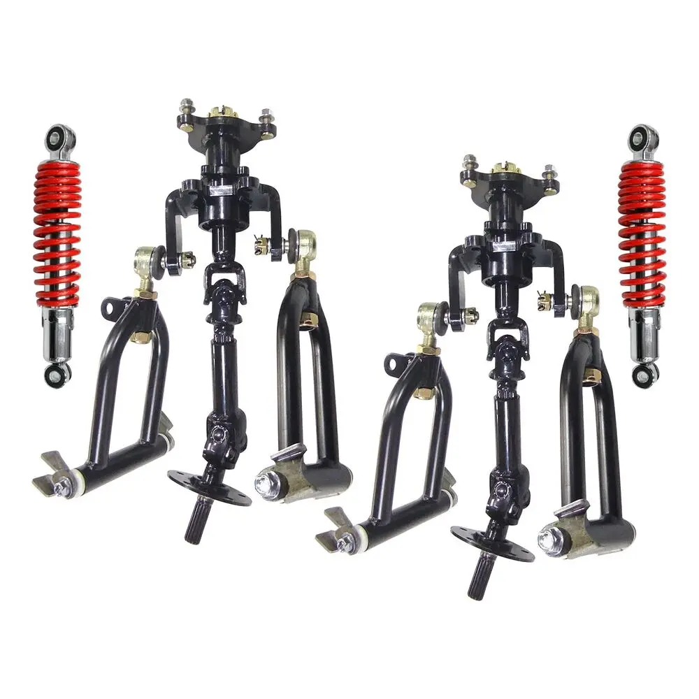 TDPRO 4 Wheel Drive Axle Assembly Front Shocks Swingarm Kit Electric ATV Quad Go Kart  atv quad  accessories