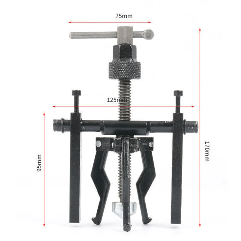 Labor-saving Car Bearing Puller Disassembly 3-claw Puller Car Repair Disassembly Tool Separation Bearing Auto Maintenance Tool