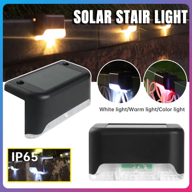 

LED Solar Lights Outdoor Garden Lights IP65 Waterproof Solar Step Deck Light Lamp Sunlight Courtyard Decor Solar Garden Lights