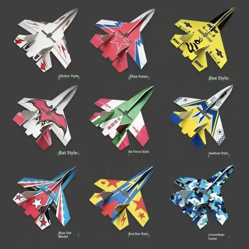 Special Police Kt Board Aircraft Model Su 27 Fixed Wing Magic Board Anti Fall Pp Board Radio Controlled Aircraft Diy Glider