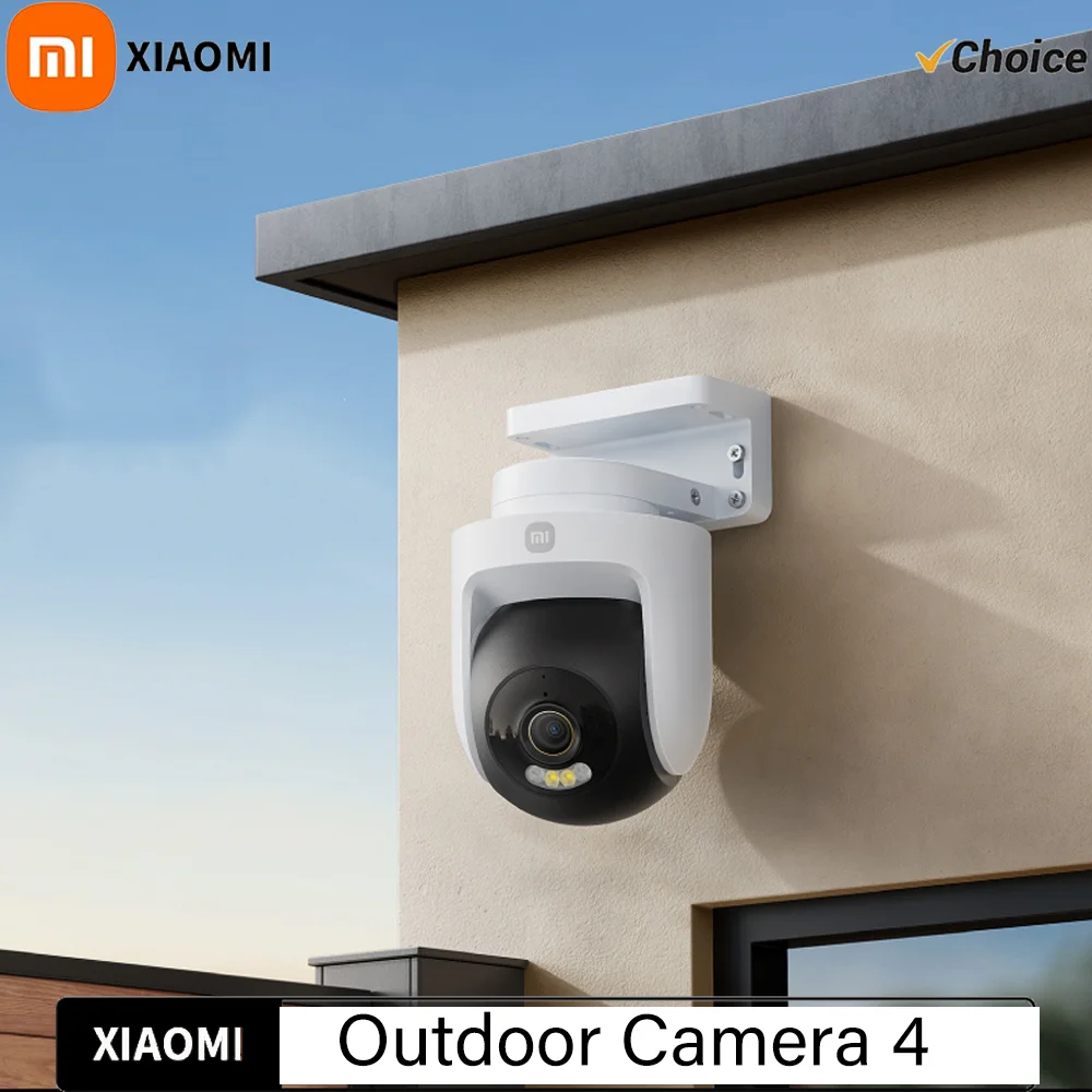 

Xiaomi Smart Outdoor Camera 4 8 megapixel 4K image quality AI human-vehicle detection 360° PTZ Full color night vision IP66