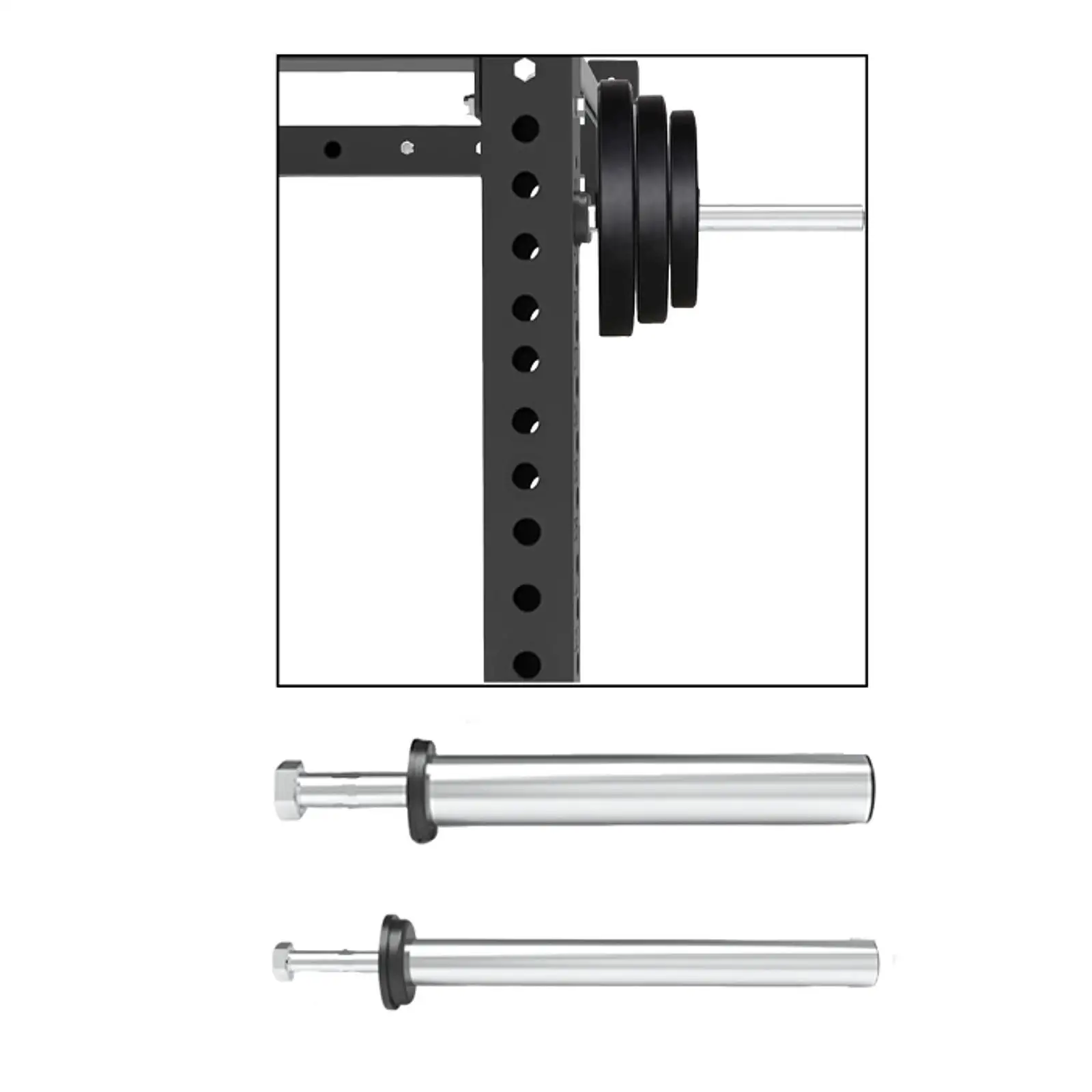 Soporte de placa de pesas para organizador de sentadillas, gimnasio en casa, accesorios para ahorrar espacio, estante de pesas para equipo de ejercicio de entrenamiento