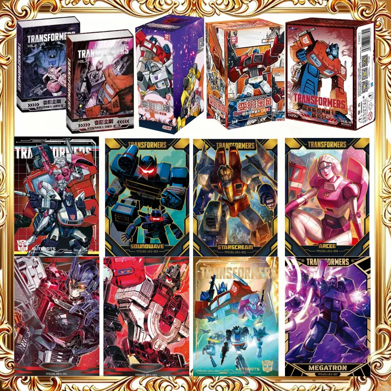 Kayou Transformers Trading Cards Box Transformers Energon Critical Collection Collectible Card Optimus Prime Megatron Anime Card