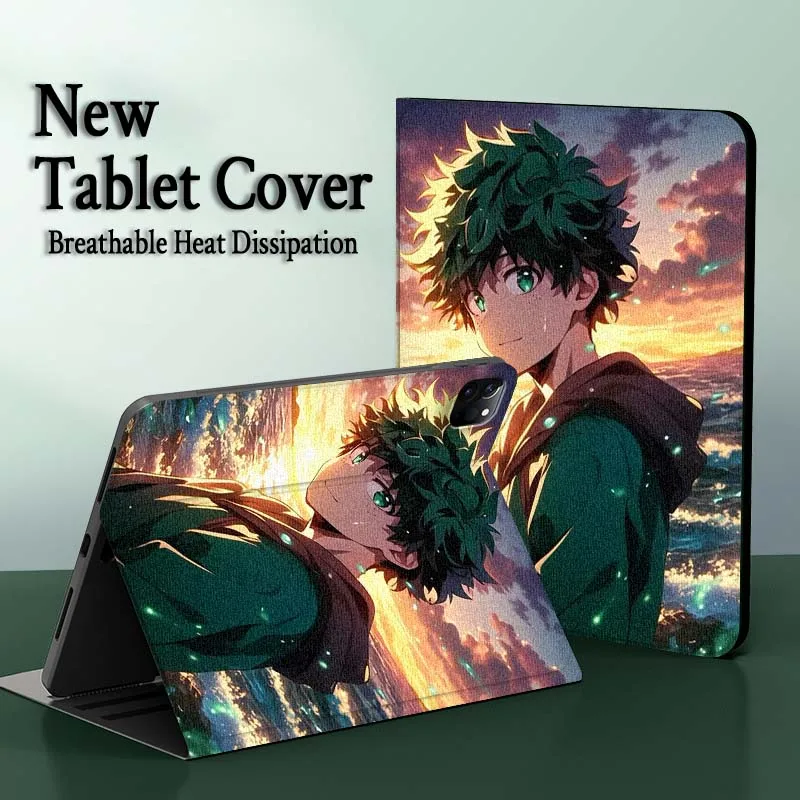 My Hero Academia Beliebt für iPad Pro Air Mini 2 3 4 5 6 7 7th 8th 9th 10th 11th 10.2 9.7 10.5 10.9 11 12.9 13 Tablet-Hülle