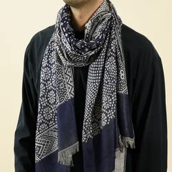 Bohe Style Paisley Men's Jacquard Scarf Autumn Winter Warm Neckerchief Male Brand Casual Pashmina Shawl Business Long Scarf Wrap