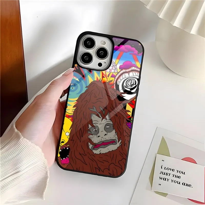 Anime Sassy The Sasquatch Phone Case PC+TPU For Iphone 13 Pro Max 14 11 12 Mini 6 8 7 Plus X Xs XR Luxury Design Back Cover