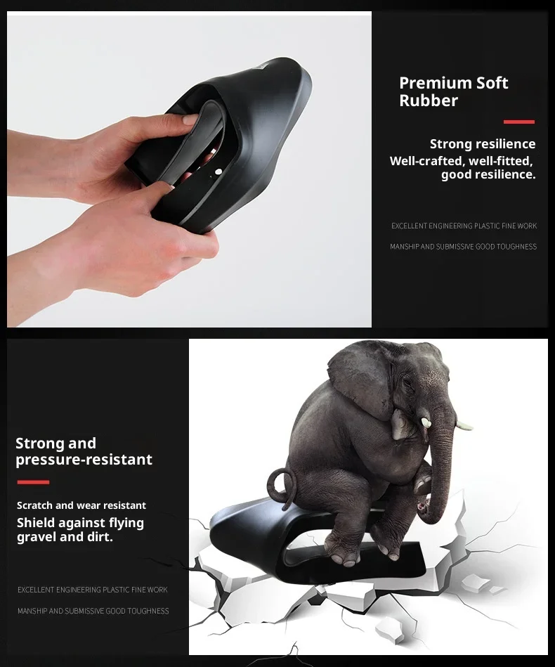 اللوحات الطينية مناسبة لـ LI Leading Ideal L6 2024 واقيات الطين مصدات الإطارات ملحقات مقاومة للرذاذ واقيات العجلات 4ps #5