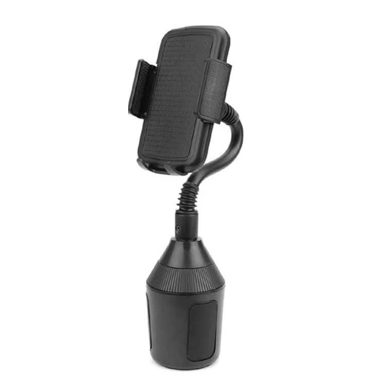 360 °   Verstelbare autobekerhouder Universele auto mobiele telefoons Mount GPS-beugel Interieuraccessoires Bekerhouder voor Iphone Android