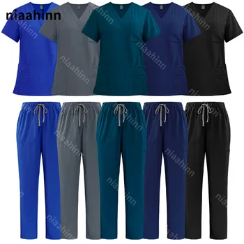 Groothandel Operatiekamer Medisch Uniform Scrubs Ziekenhuis Werkende Scrubs Set Medische Benodigdheden Verpleegkundige Tandheelkundige Chirurgie Pak Werkkleding