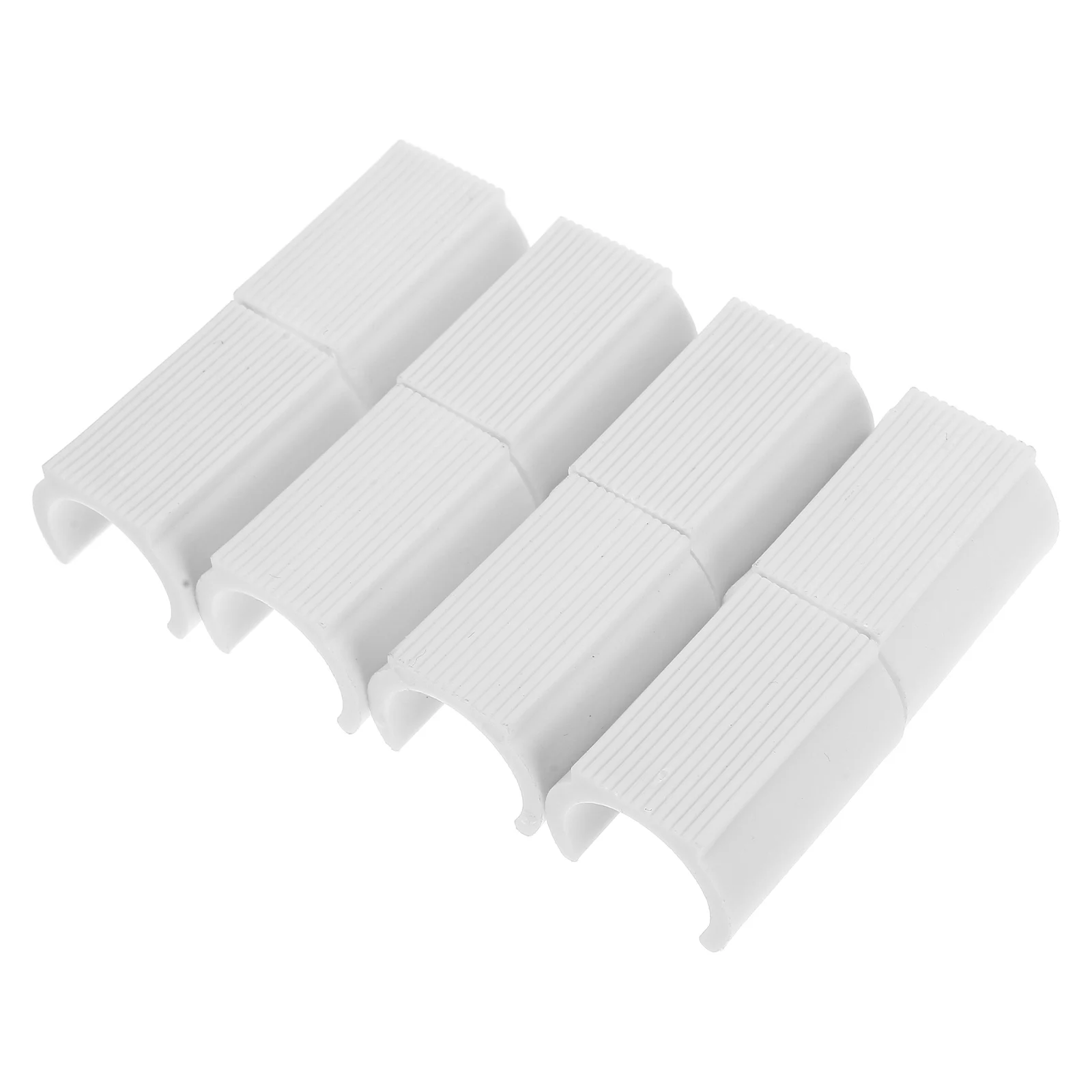 

8pcs U-Shaped Floor Glides Tubing Caps Chair Leg Protectors Anti Slip Furniture Leg Tip Covers For Hardwood Floors Plastic Chair