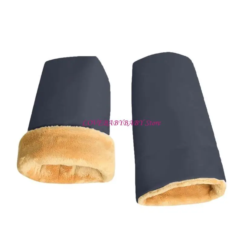 

Pram Hand Muff for Outdoor Walks Water Repellant Warm strollers Gloves for Parent 4XBC