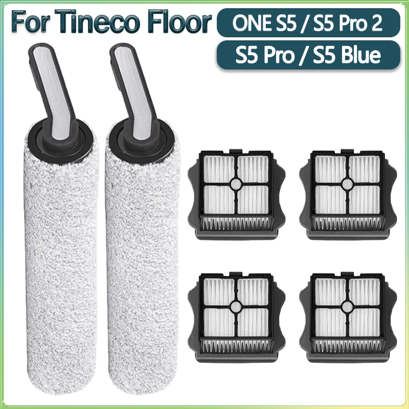 Fit For Tineco Floor ONE S5 / S5 Pro 2 / S5 Pro / S5 Blue, But ❌Not For Tineco S5 Combo and S5 steam Roller Brush and Filter