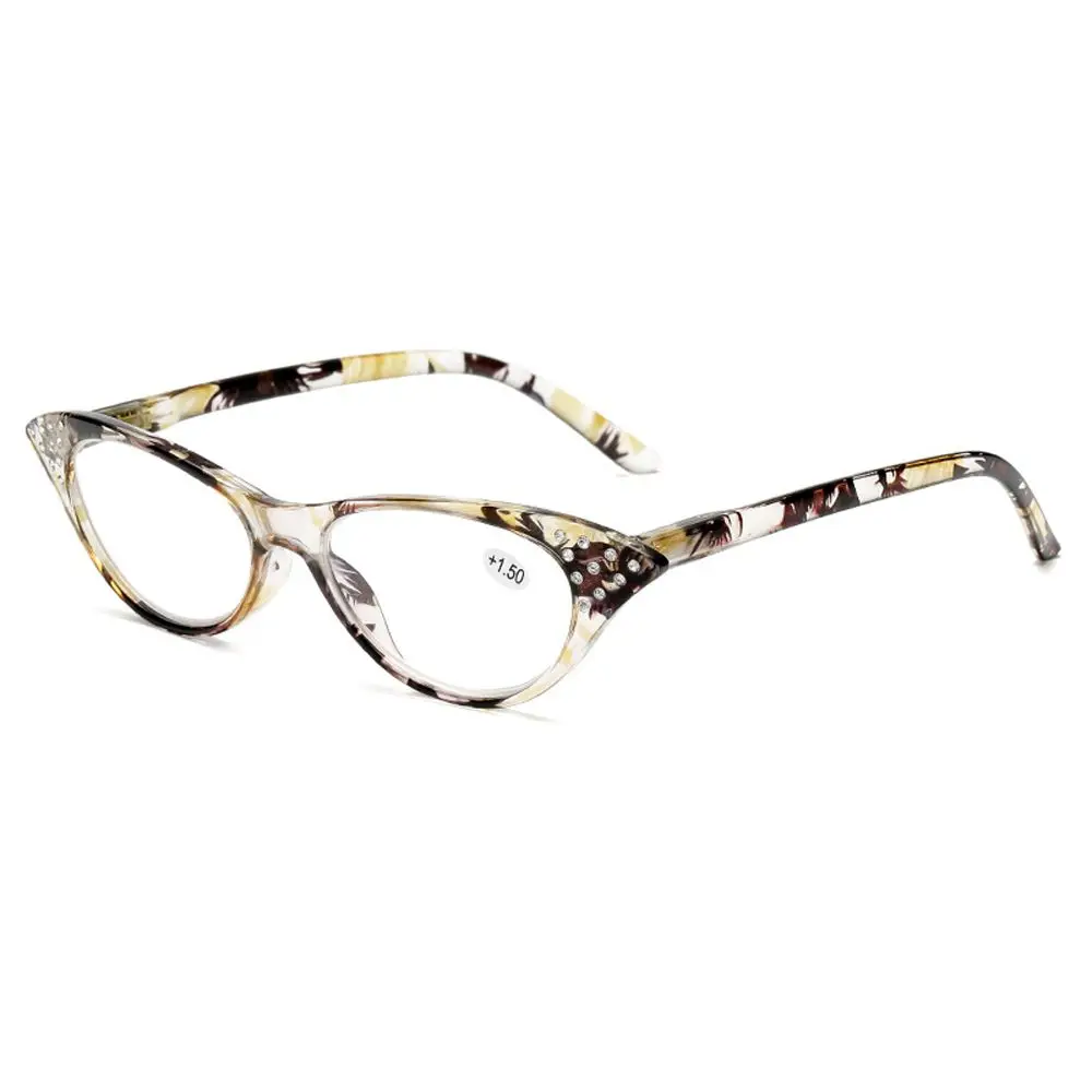 Rhinestones Read Magnification Vision Care Hyperopia Eyewear Presbyopia Glasses Women Reading Glasses Computer Eyeglasses