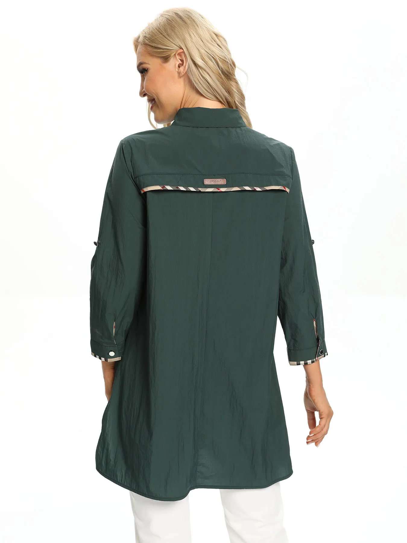 Haut décontracté à la mode tissé pour femmes pour le printemps et l'automne