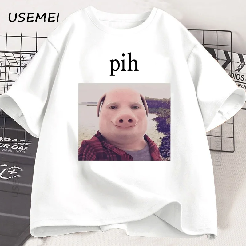 

John Pork Pin T-Shirt Funny Short-sleeve Man Woman T Shirt Men's Clothing Cotton O Neck Printed Tshirt High Quality Clothes