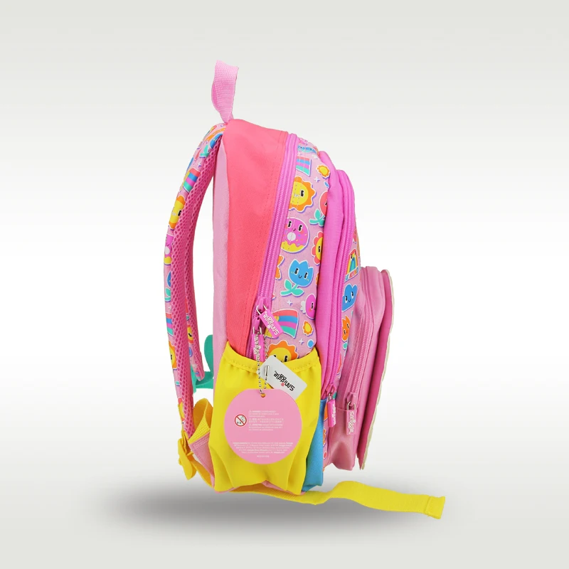 Australia smiggle original children's schoolbag girls Material Rainbow shoulder backpack Kawaii 3-7 year modeling bags 14 inch